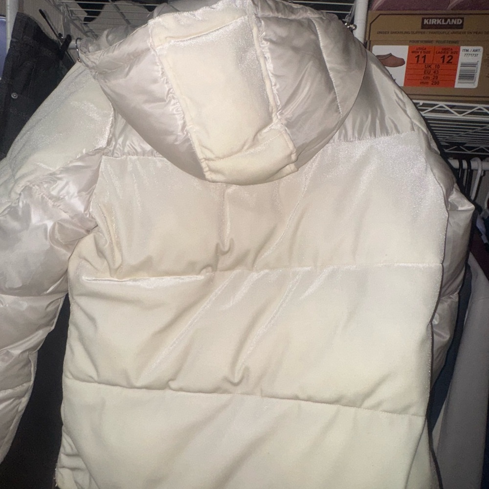 Vince Camuto Cream Puffer Jacket - Picture 7 of 9